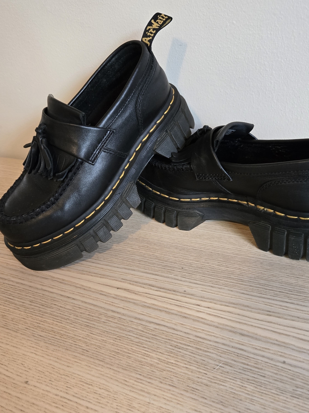 Dr. Martens Audrick Nappa Lux Platform Lug Sole Loafer